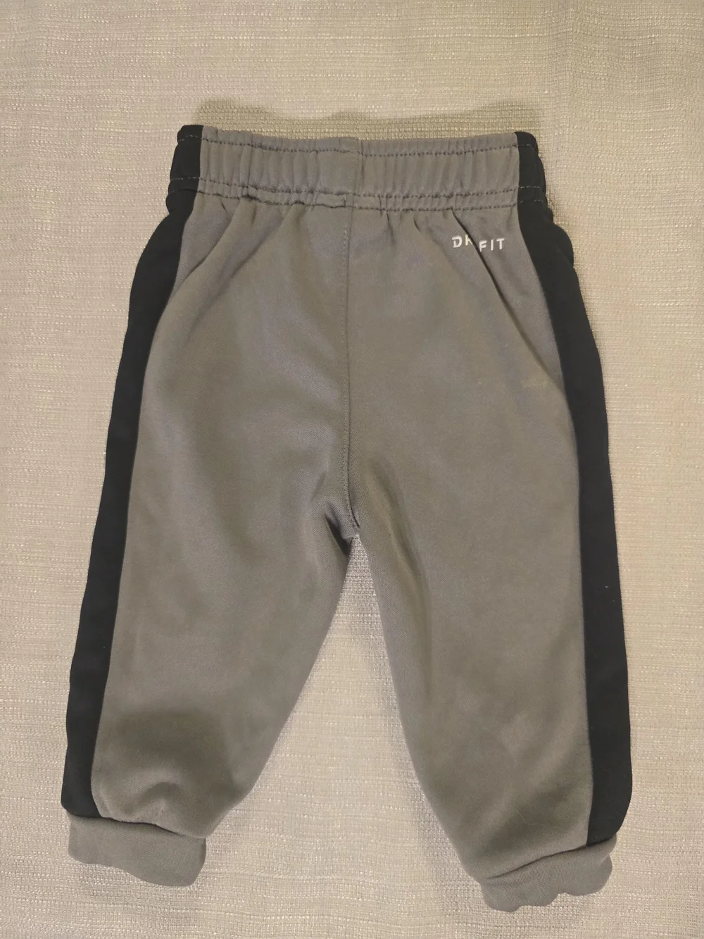 Nike Dri-FIT Baby Jogger Pants Gray Black Athletic 6M Unisex